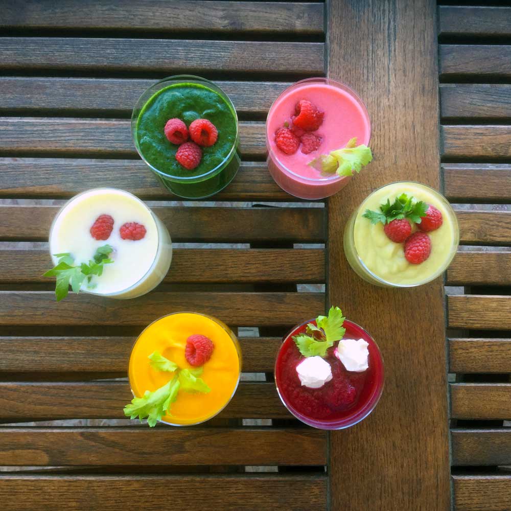 6 cremas frías para un día detox. Sencillas y económicas.